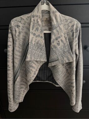 SW3 Bespoke draped moto jacket